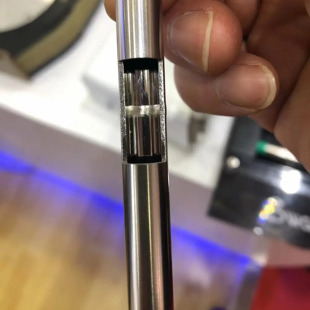 Semiconductor pipeline inner wall forming welding